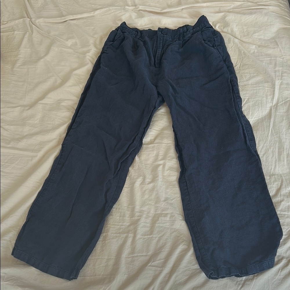 Women’s 100% linen relaxed fit pants
